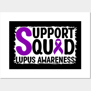 Support Squad Lupus Awareness Posters and Art